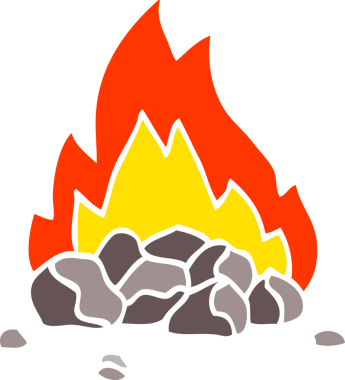 Bir insan tarafından çizilmiş düz renk çizim kömürleri