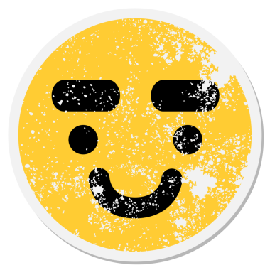 bir insan tarafından çizilmiş dairesel kaş etiketi.