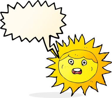 Bir insan tarafından çizilmiş konuşma balonu olan bir çizgi film karakteri.