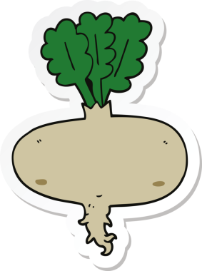 Bir insan tarafından çizilmiş pancar pancarının çıkartması.