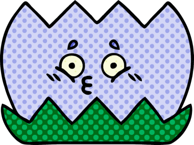 Bir insan tarafından çizilmiş bir nilüfer çiçeği çizgi filmi.