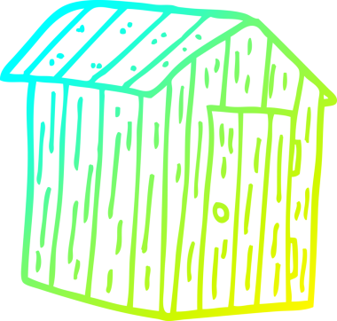 Bir insan tarafından çizilmiş bir ahşap karikatür çizimi.