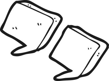 Bir insan tarafından çizilmiş siyah beyaz karikatür alıntıları