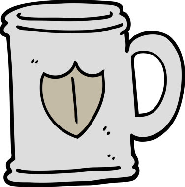 Bir insan tarafından çizilmiş karalama tarzı karikatür.