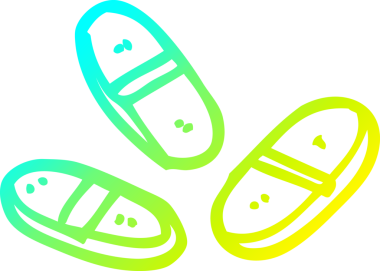 Bir insan tarafından çizilmiş tabletlerin soğuk gradyan çizgileri.