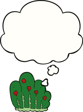 Bir insan tarafından çizilmiş düşünce baloncuklu çit