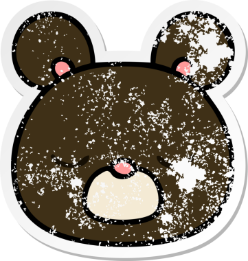 Bir insan tarafından çizilmiş garip bir el çiziminin sıkıntılı çıkartması.