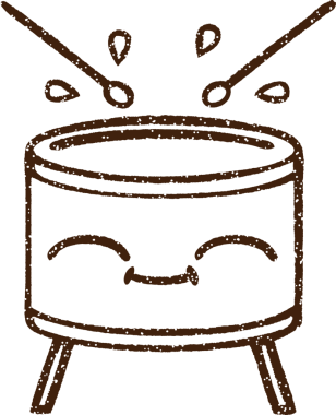 Bir insan tarafından çizilen Davul Kömürü Çizimi