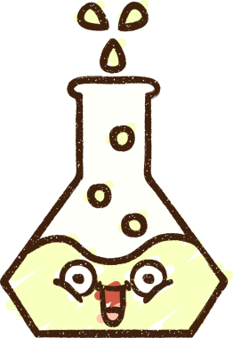 Bir insan tarafından çizilen Kimyasal Reaksiyon Tebeşiri