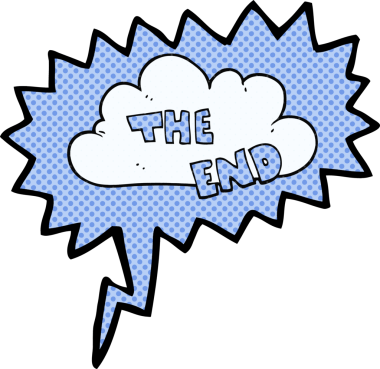 El yazısı çizilmiş çizgi roman konuşma balonu bir insan tarafından çizilmiş son sembol