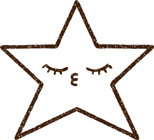 Bir insan tarafından çizilen Yıldız Kömürü Çizimi