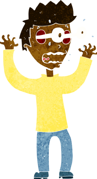 Bir insan tarafından çizilmiş karikatür.