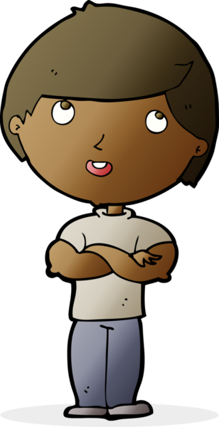 Bir insan tarafından çizilmiş kolları olan mutlu bir adam.