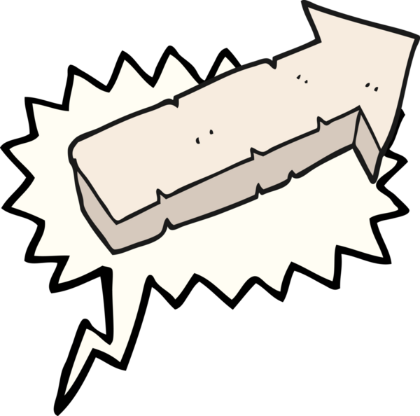 Bir insan tarafından çizilmiş serbest konuşma balonu karikatürü.