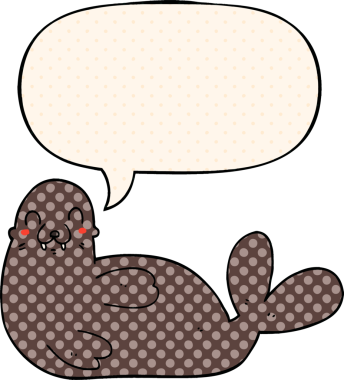 Bir insan tarafından çizilmiş çizgi roman tarzında konuşma baloncuğu olan karikatür mührü