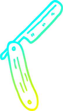 Bir insan tarafından çizilmiş eski usul bir çizgi film çizimi.