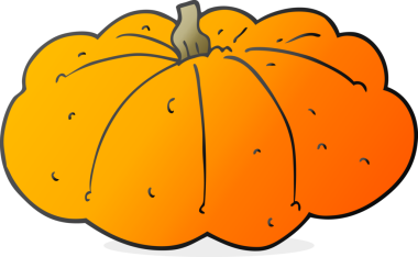 Bir insan tarafından çizilmiş serbest çizgi film kabağı.