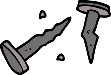 Bir insan tarafından çizilmiş karalama tırnakları.