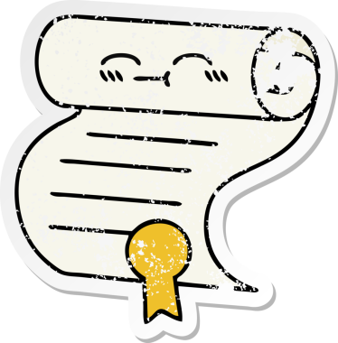 Bir insan tarafından çizilmiş şirin bir çizgi film sözleşmesinin sıkıntılı çıkartması.