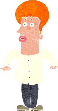 Bir insan tarafından çizilmiş bir ofis adamı.