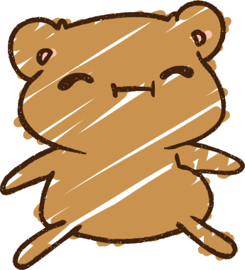 Bir insan tarafından çizilen Ayı Tebeşiri