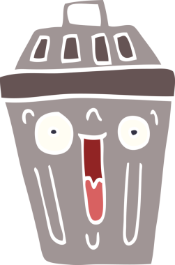 Bir insan tarafından çizilmiş karalama çöplüğü.