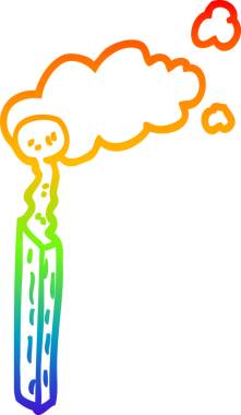 gökkuşağı gradyan çizimi bir insan tarafından çizilmiş bir çizgi film eşleşmesi