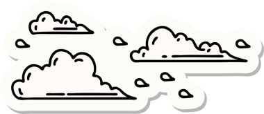 Bir insan tarafından çizilmiş yüzen bir dövme stili.