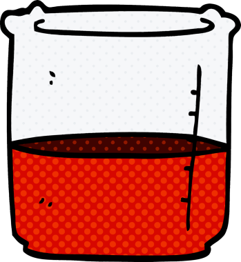 Bir insan tarafından çizilmiş karalama şişesi.