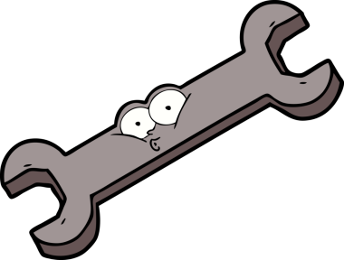 Bir insan tarafından çizilmiş çizgi film anahtarı.