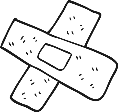 Bir insan tarafından çizilmiş siyah beyaz bir karikatür.