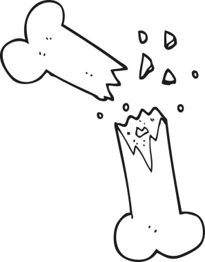 Bir insan tarafından çizilmiş siyah beyaz karikatür.