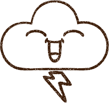 Fırtına Bulutu Kömürü Bir insan tarafından çizilmiş