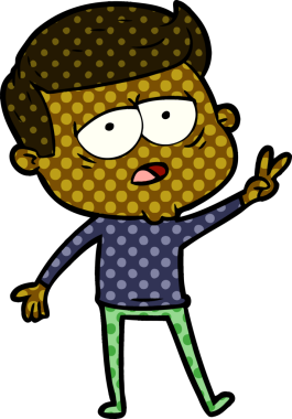 Bir insan tarafından çizilmiş yorgun bir adam.