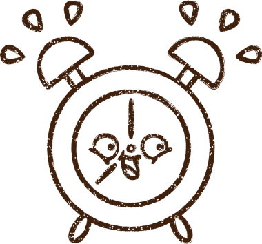 Bir insan tarafından çizilmiş Alarm Saati Kömürü Çizimi