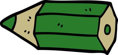 Bir insan tarafından çizilmiş karalama kalemi.