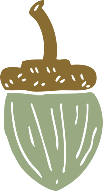 Bir insan tarafından çizilmiş karikatür palamudu.