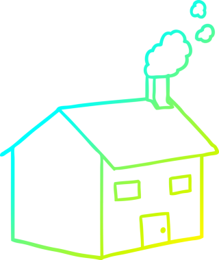 Bir insan tarafından çizilmiş bir karikatür çizimi.