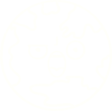 Bir insan tarafından çizilen Dünya Tebeşiri