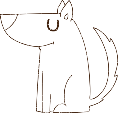 Bir insan tarafından çizilen Köpek Kömürü