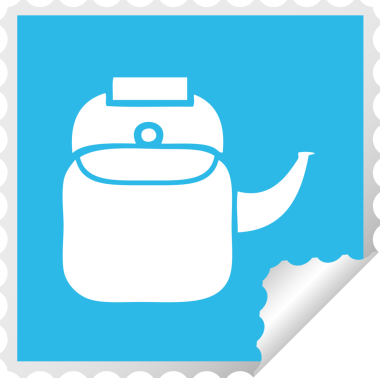 Bir insan tarafından çizilmiş bir tencere karikatürü.