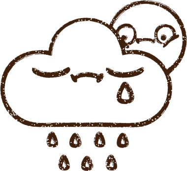 Bir insan tarafından çizilen Yağmur Bulutu Kömürü