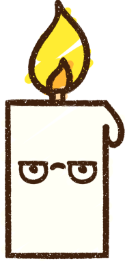 Bir insan tarafından çizilen Mum Tebeşiri