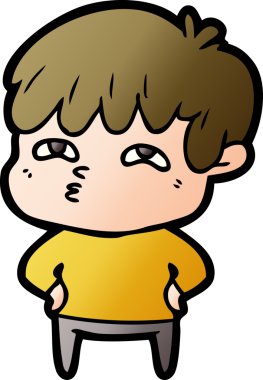 Bir insan tarafından çizilmiş garip bir adam.