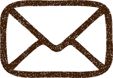 Bir insan tarafından çizilmiş Posta Sembolü Kömür Çizimi