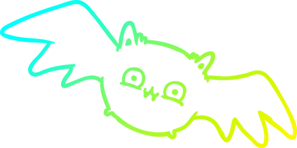 Bir insan tarafından çizilmiş bir vampir cadılar bayramı sopası çizimi.