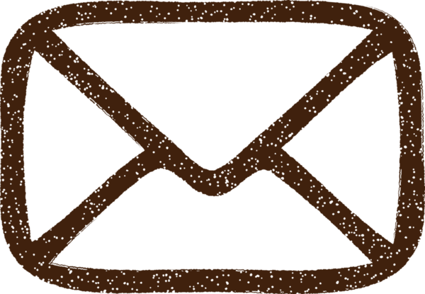 Bir insan tarafından çizilmiş Posta Sembolü Kömür Çizimi