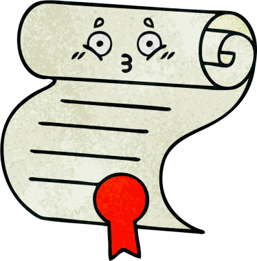 Bir insan tarafından çizilen kontratın retro grunge doku karikatürü