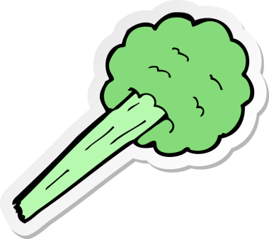 Bir insan tarafından çizilmiş karikatür gaz çıkartması.