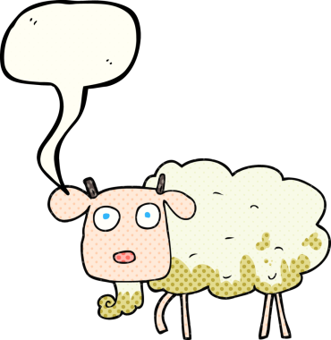 El yazısıyla çizilmiş çizgi roman konuşma balonu bir insan tarafından çizilmiş çamurlu keçi.